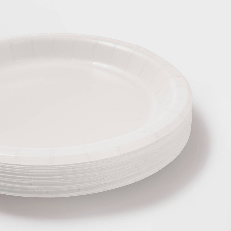 20ct Dinner Plates White - Spritz