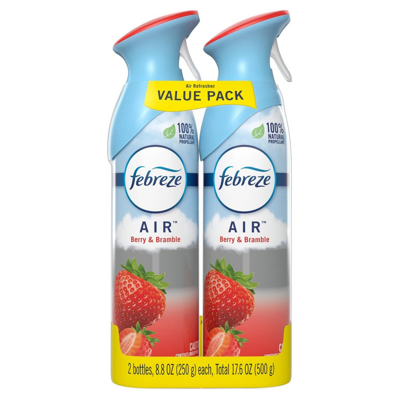 Febreze Air Effects Odor-Fighting Air Freshener - Berry & Bramble - 8.8oz/2pk