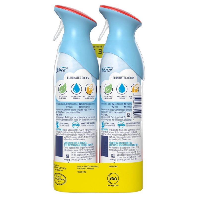 Febreze Air Effects Odor-Fighting Air Freshener - Berry & Bramble - 8.8oz/2pk