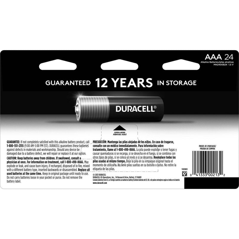 Duracell Coppertop AAA Batteries - 24pk Alkaline Battery
