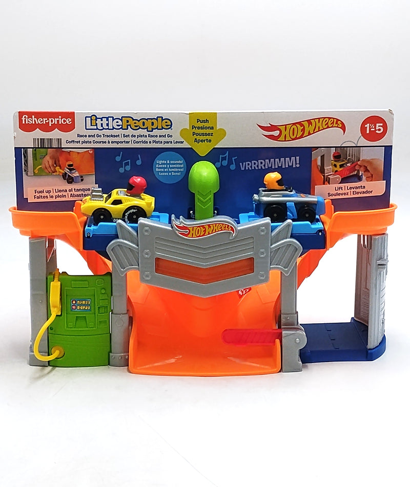 Fisher-Price Little People Hot Wheels Racetrack