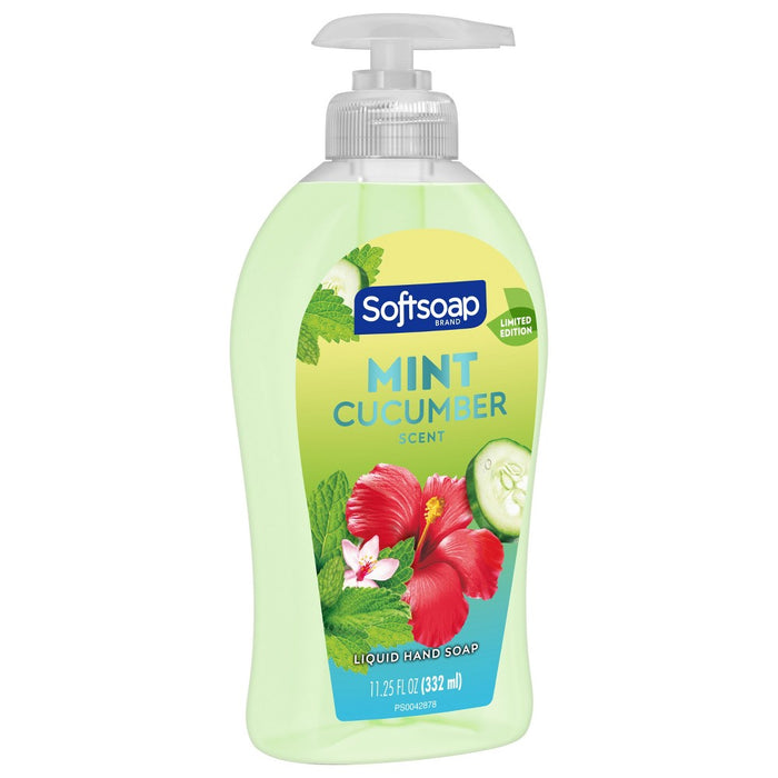 Softsoap Limited Edition Handwash Pump - Mint/Cucumber - Floral Scent - 11.25 fl oz