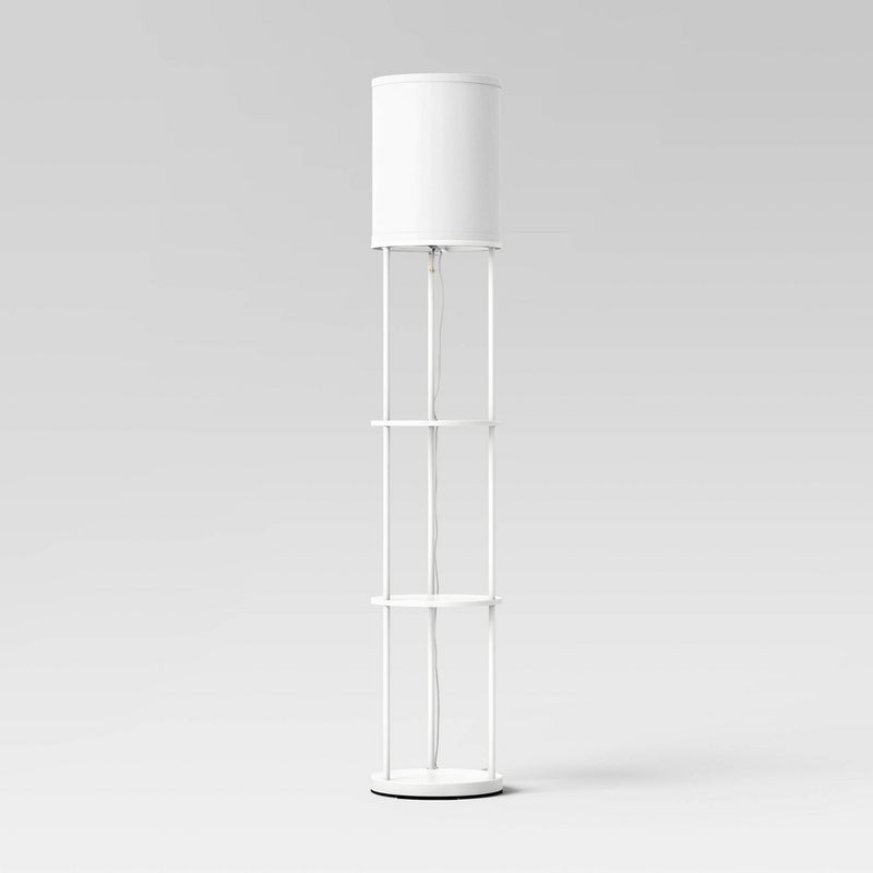Shelf Floor Lamp White - Room Essentials