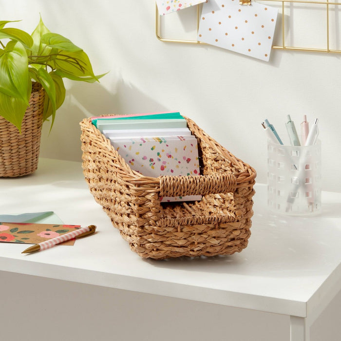 Braided Seagrass Media Bin - Brightroom