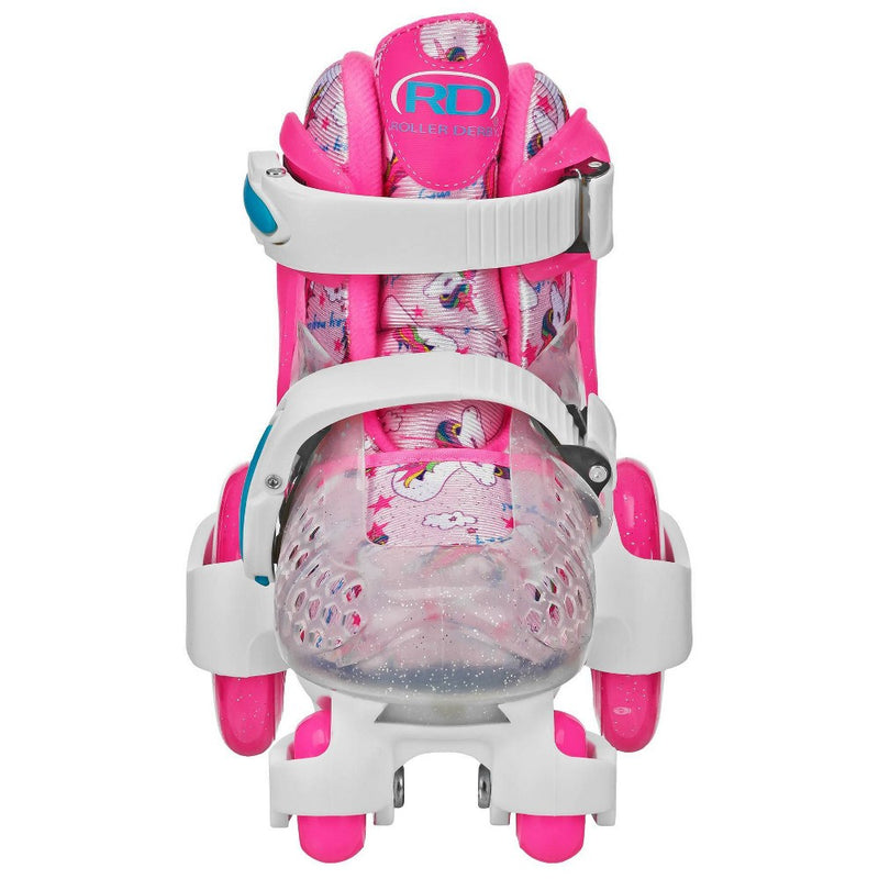 Roller Derby Sport Kids' Roller Skate - Unicorn Pink/White M