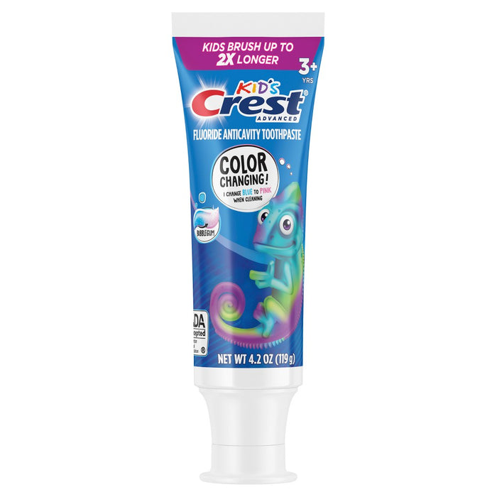 Crest Advanced Kids' Fluoride Toothpaste - Bubblegum Flavor - 4.2oz