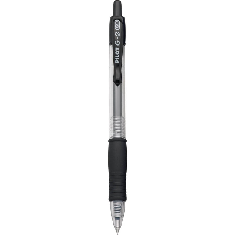Pilot 3ct G2 Gel Pens Ultra Fine Point 0.38mm Black Ink
