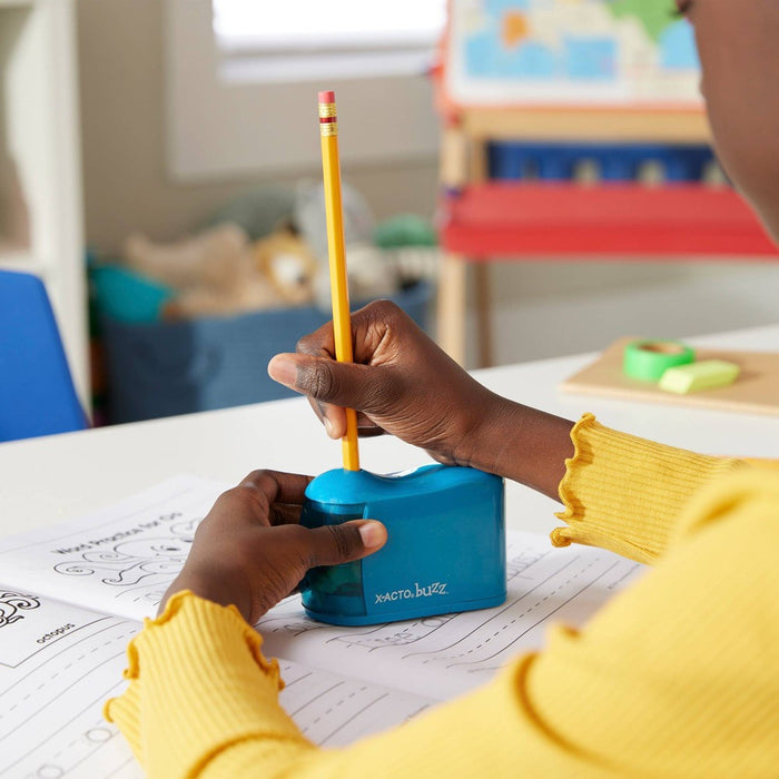 X-ACTO Buzz Battery Powered Pencil Sharpener Blue