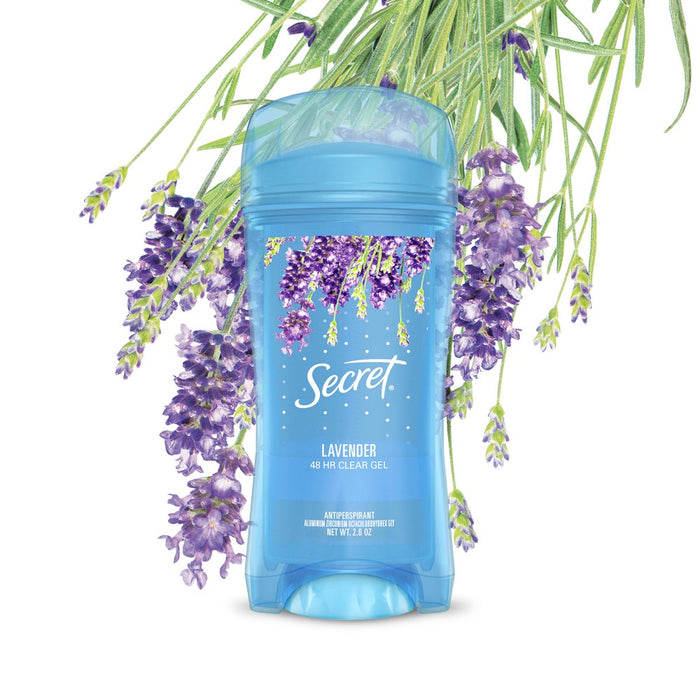 Secret Fresh Clear Gel and Deodorant for Women - Relaxing Refreshing Lavender - 2.6 oz