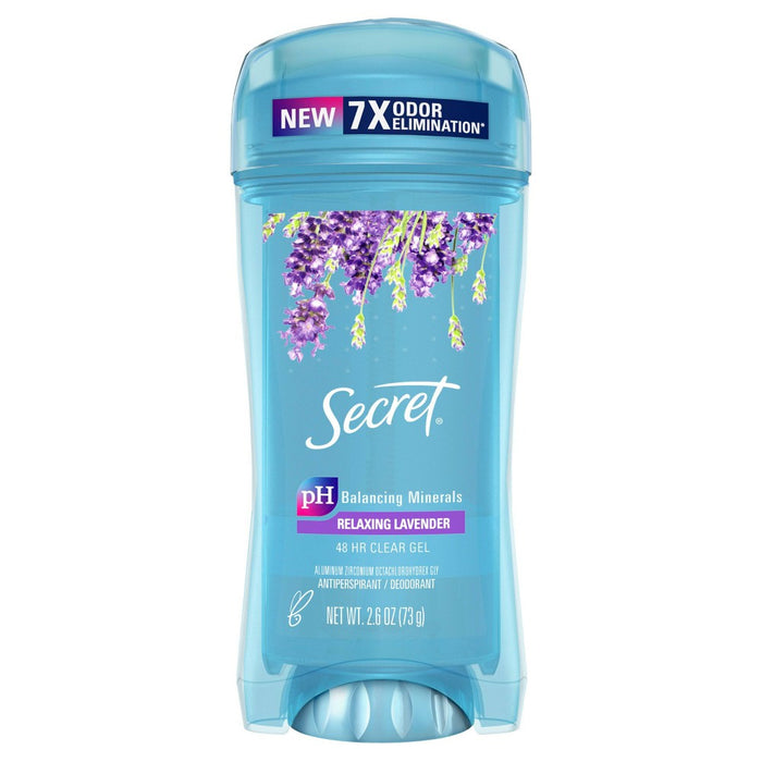 Secret Fresh Clear Gel and Deodorant for Women - Relaxing Refreshing Lavender - 2.6 oz