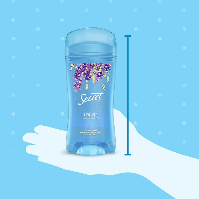 Secret Fresh Clear Gel and Deodorant for Women - Relaxing Refreshing Lavender - 2.6 oz