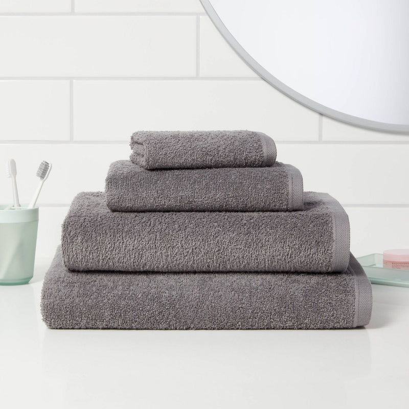 Everyday Hand Towel Dark Gray - Room Essentials