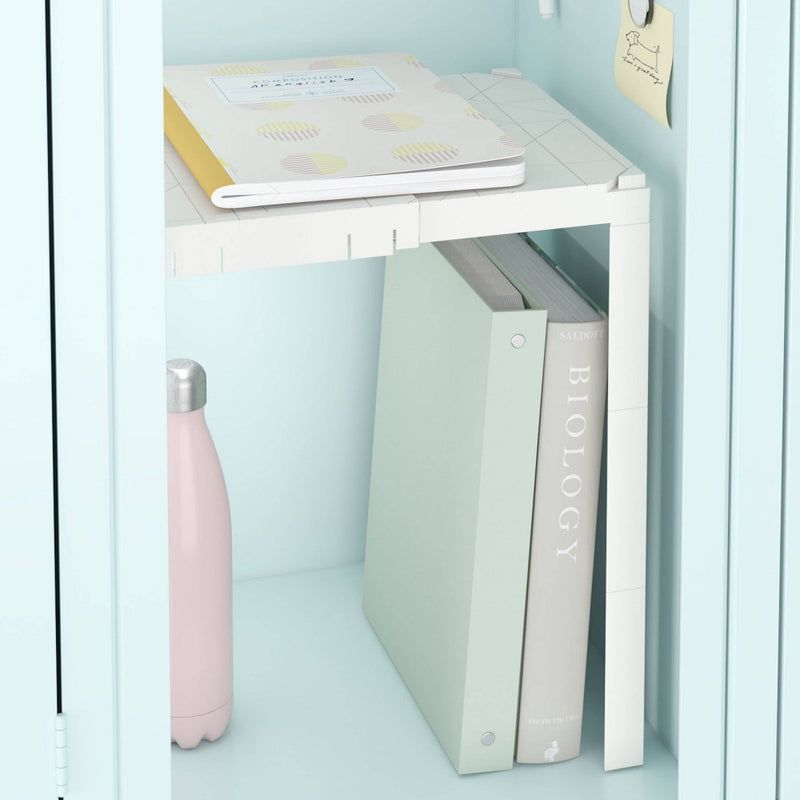 Locker Adjustable Shelf Plastic White - U Brands