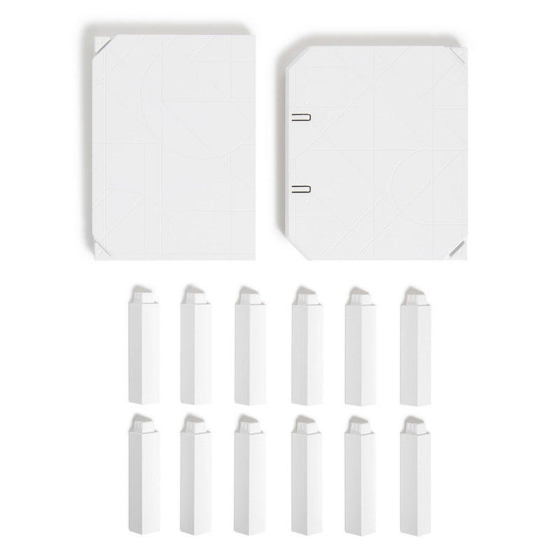 Locker Adjustable Shelf Plastic White - U Brands