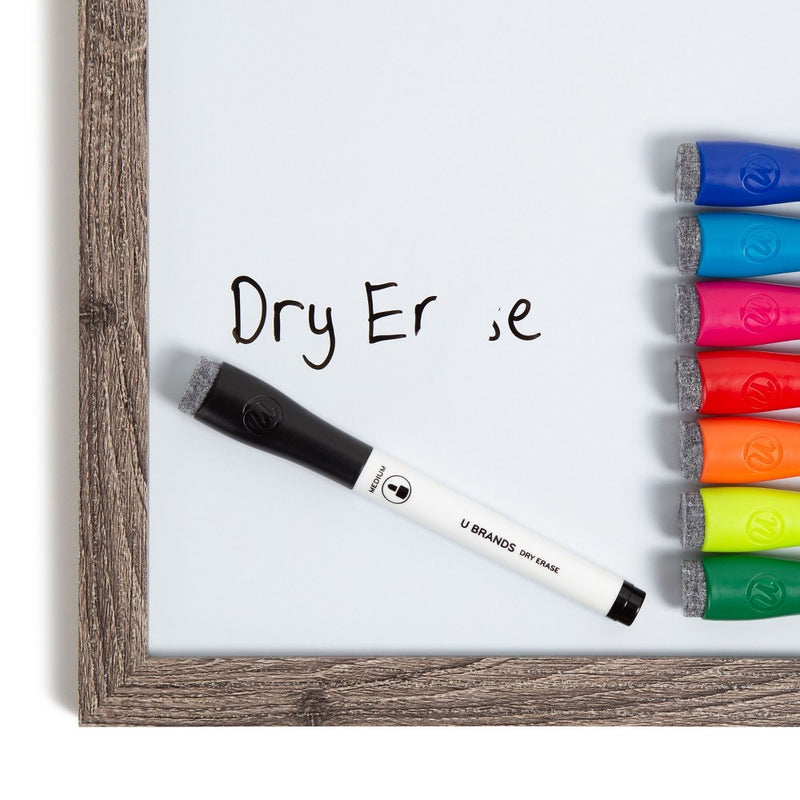 U Brands 8ct Medium Point Dry Erase Markers