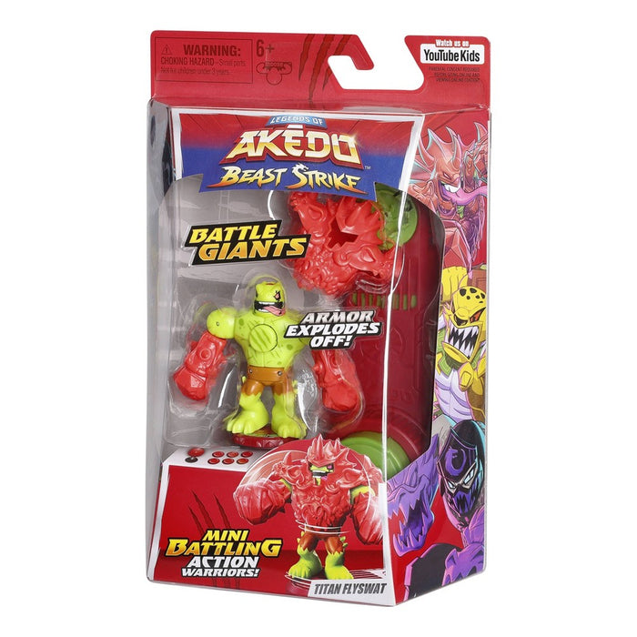 Legends of Akedo Beast Strike Battle Giants Titan Flyswat Action Figure