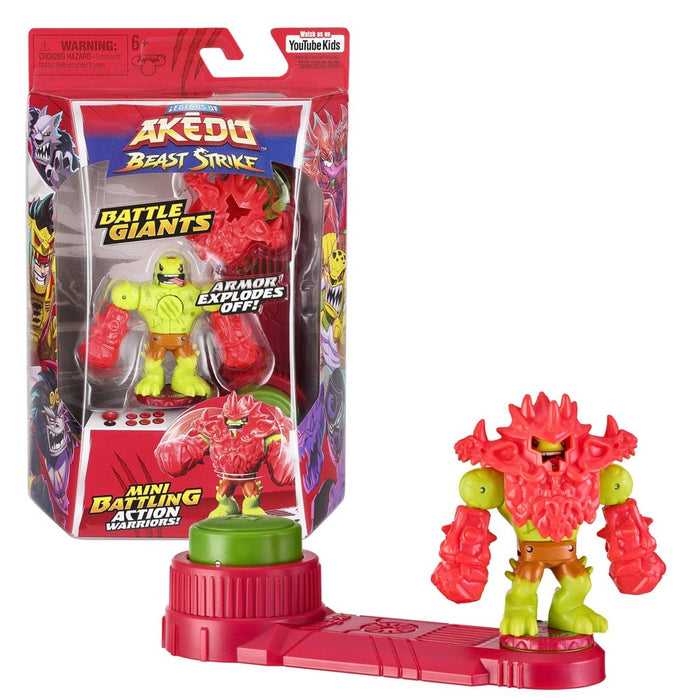 Legends of Akedo Beast Strike Battle Giants Titan Flyswat Action Figure