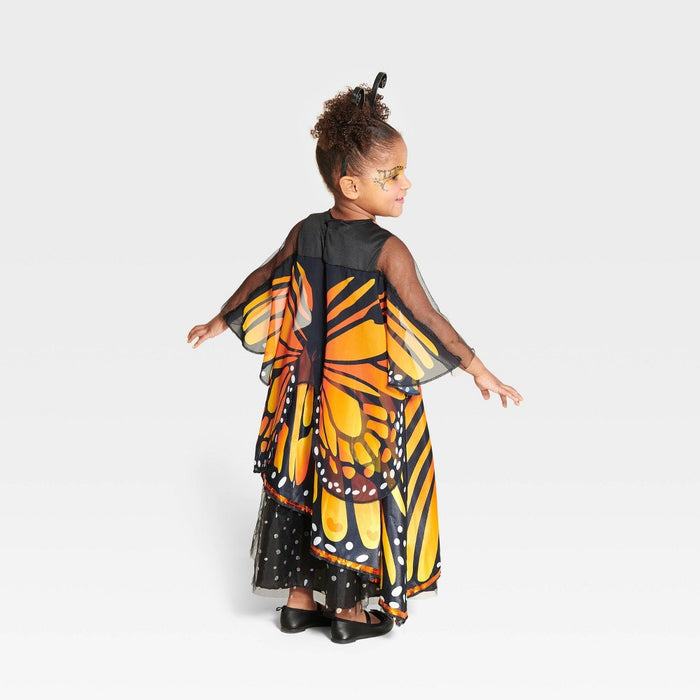 Toddler Monarch Butterfly Halloween Costume Dress with Headpiece 2-3T - Hyde & EEK! Boutique