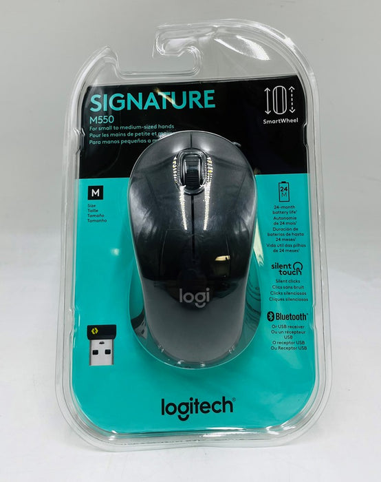 Signature M550 Wireless Mice - Graphite