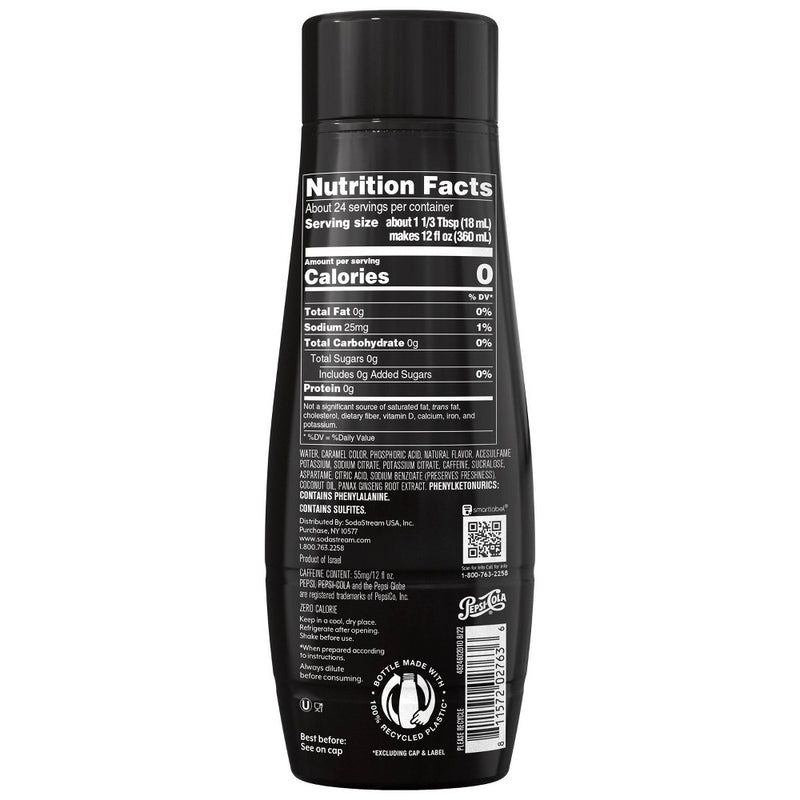 SodaStream Pepsi Zero Soda Mix - 440ml