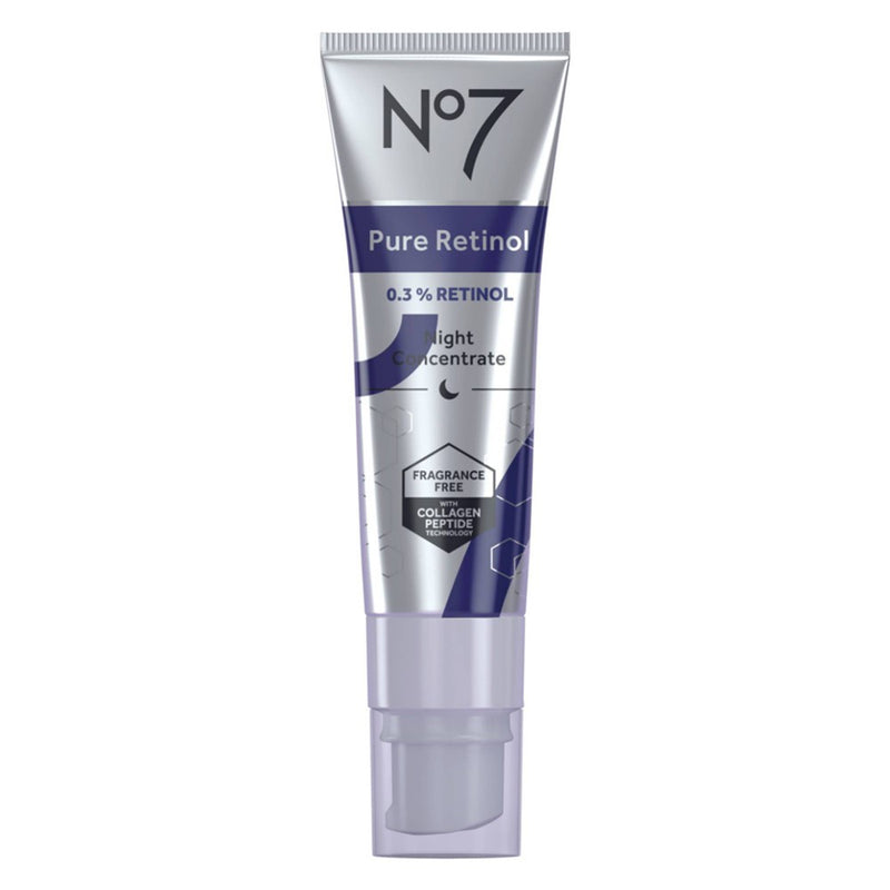 No7 Night Concentrate Facial Treatment - 0.3% Pure Retinol - 1 fl oz