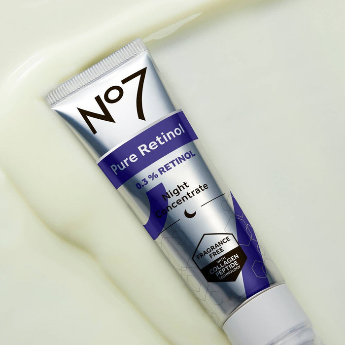 No7 Night Concentrate Facial Treatment - 0.3% Pure Retinol - 1 fl oz