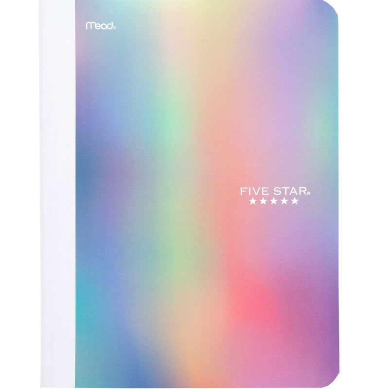 Five Star 100 Sheets College Ruled Technicolor Composition Book Holo