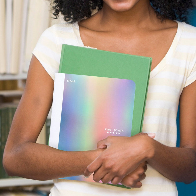 Five Star 100 Sheets College Ruled Technicolor Composition Book Holo