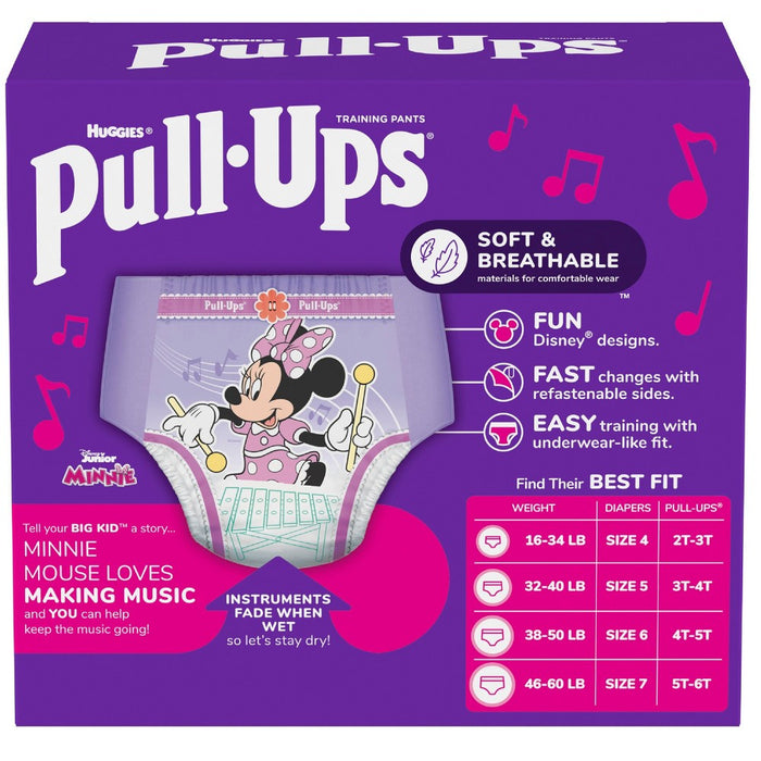 Pull-Ups Girls' Learning Designs Disposable Training Pants Giga Pack - Size 5T-6T - 14ct