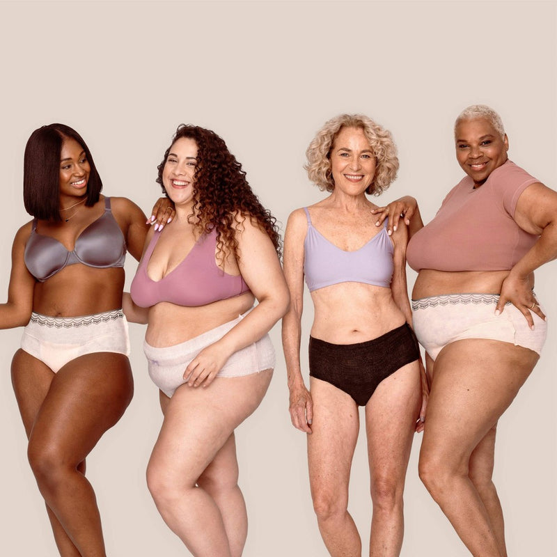 Always Discreet Boutique Maximum Protection Adult Incontinence Underwear for Women - Peach - S/M - 12ct