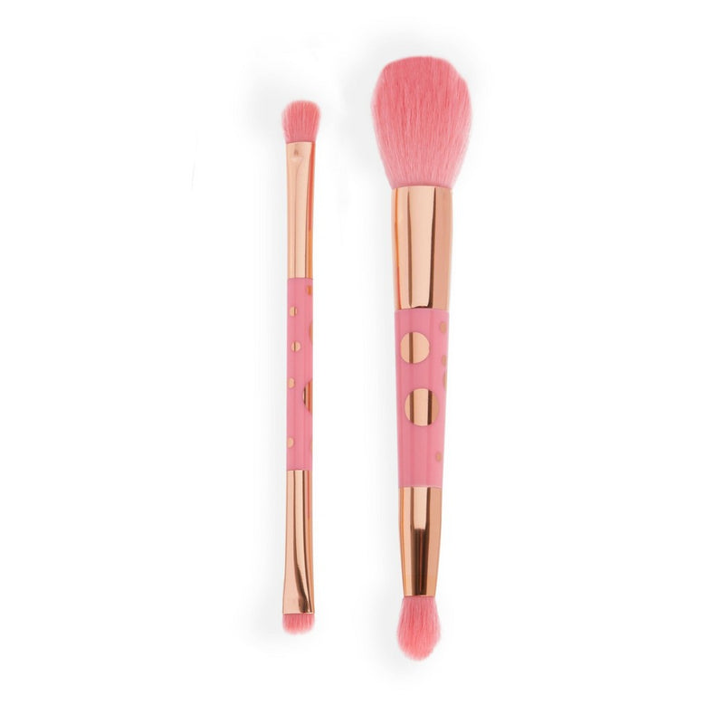 Disney's Minnie Mouse x Makeup Revolution Brush Set - 2pc