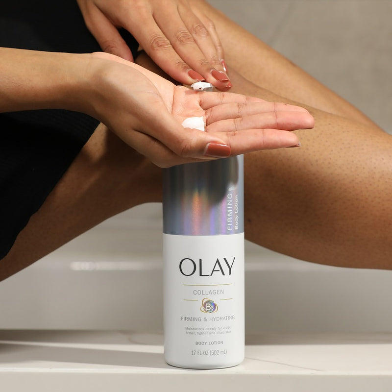Olay Firming & Hydrating Body Lotion Pump with Collagen Scented - 17 fl oz