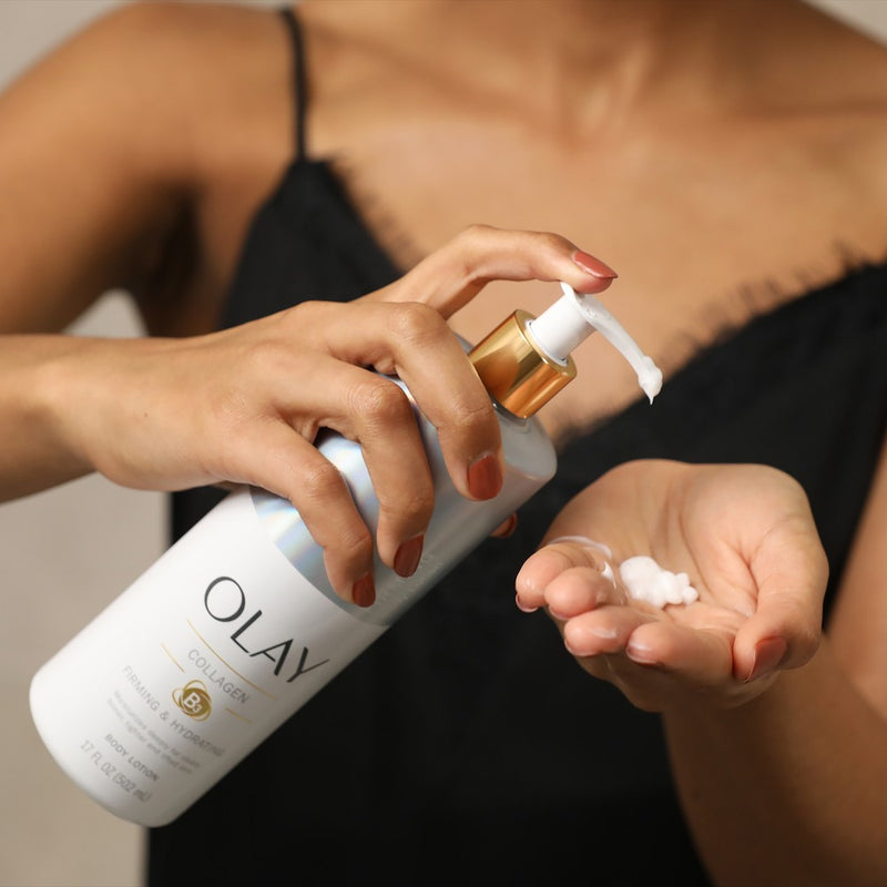 Olay Firming & Hydrating Body Lotion Pump with Collagen Scented - 17 fl oz
