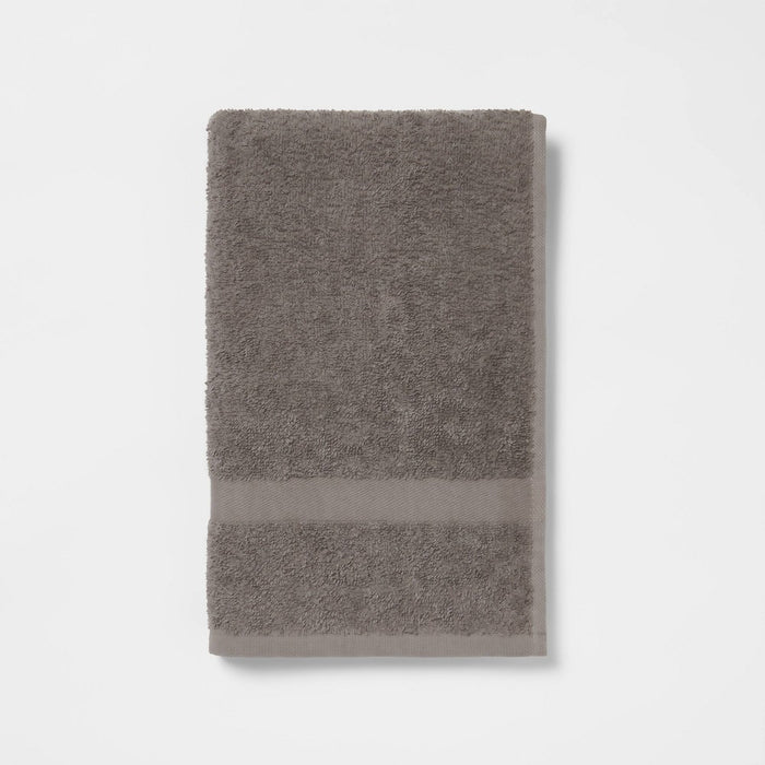 2pk Hand Towel Set Dark Gray - Room Essentials