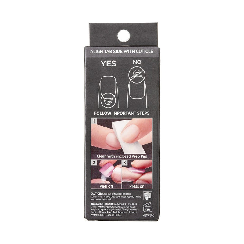 KISS Products Premium Medium Almond Press-On Fake Nails - All My Love - 33ct