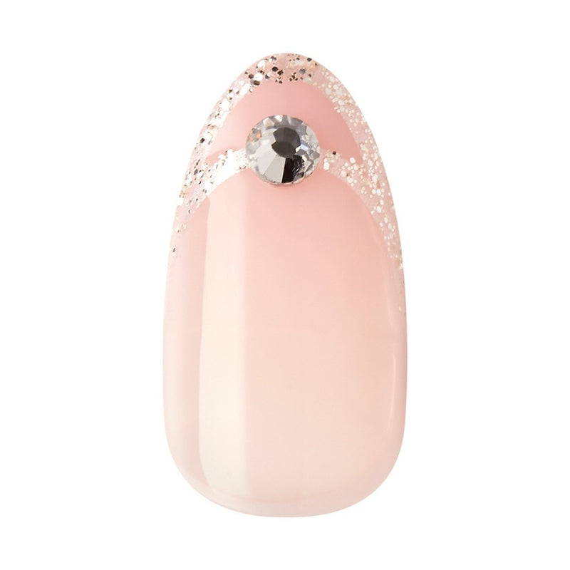 KISS Products Premium Medium Almond Press-On Fake Nails - All My Love - 33ct