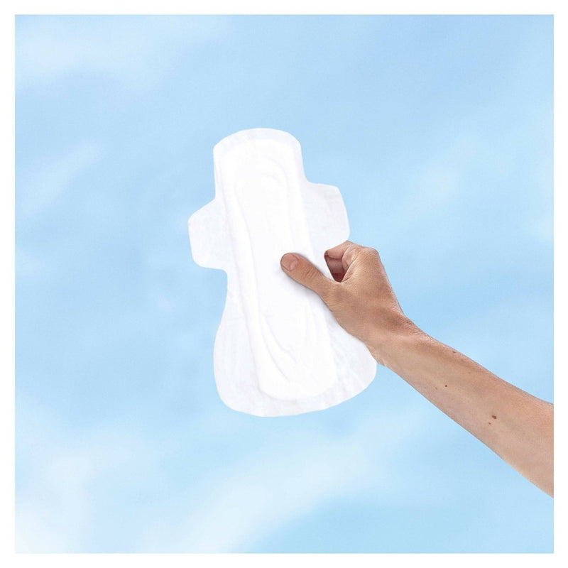 L . Pure Cotton Chlorine Free Top Layer Ultra Thin With Wing Overnight Unscented Absorbency Pads With Wings - 48ct