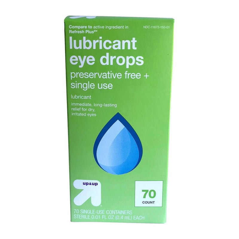 Lubricant Single Use Eye Drops - 70ct - up & up