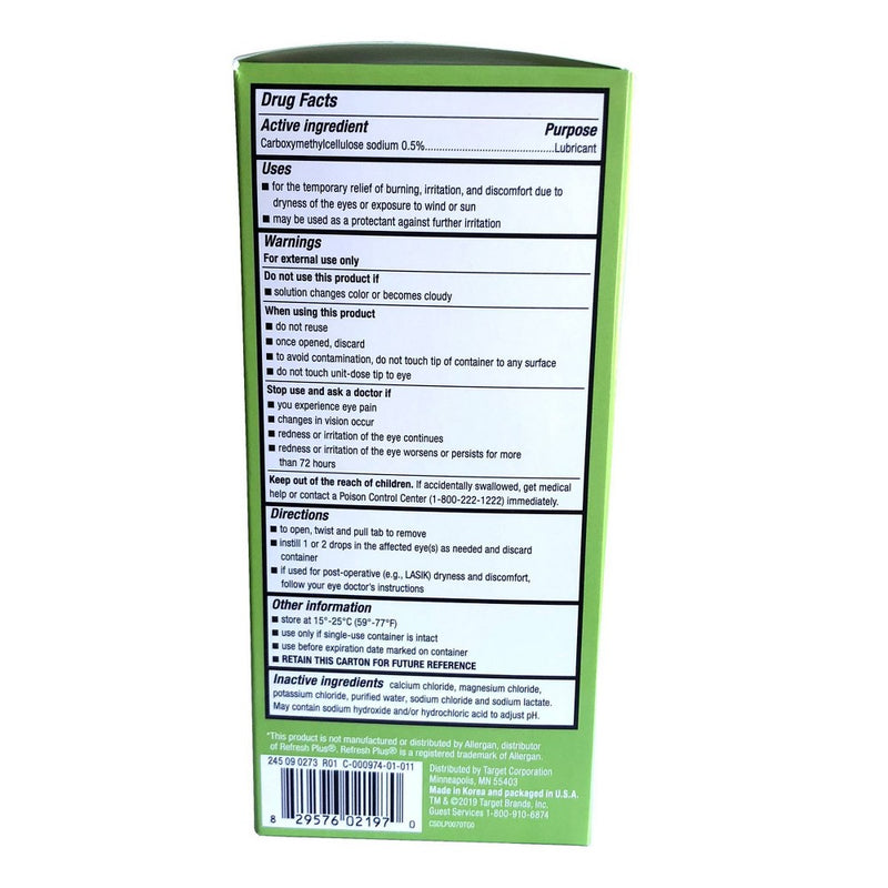 Lubricant Single Use Eye Drops - 70ct - up & up