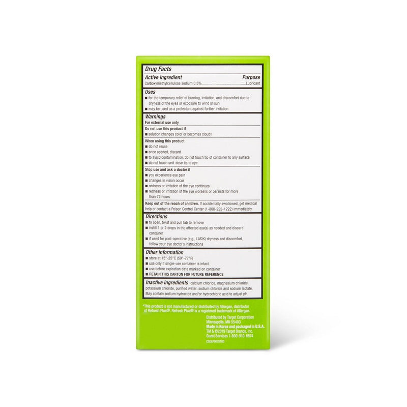 Lubricant Single Use Eye Drops - 70ct - up & up