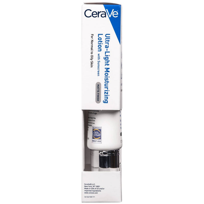 CeraVe Ultra-Light Face Lotion Moisturizer with Sunscreen-SPF 30-1.7oz EXP: 10/25