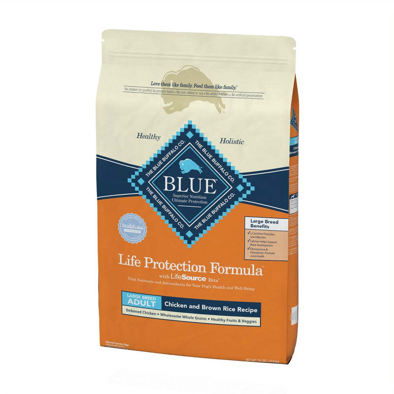Blue Buffalo Life Protection Formula Natural Adult Large Breed Dry Dog Food with Chicken and Brown Rice - 24lbs (LOCAL PICKUP ONLY)