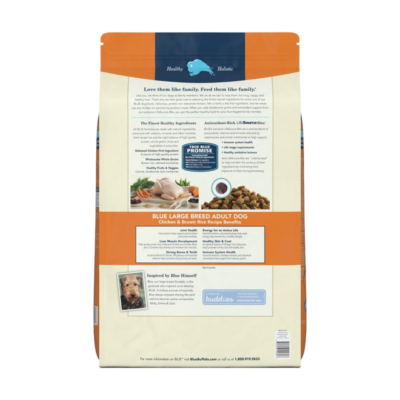 Blue Buffalo Life Protection Formula Natural Adult Large Breed Dry Dog Food with Chicken and Brown Rice - 24lbs (LOCAL PICKUP ONLY)