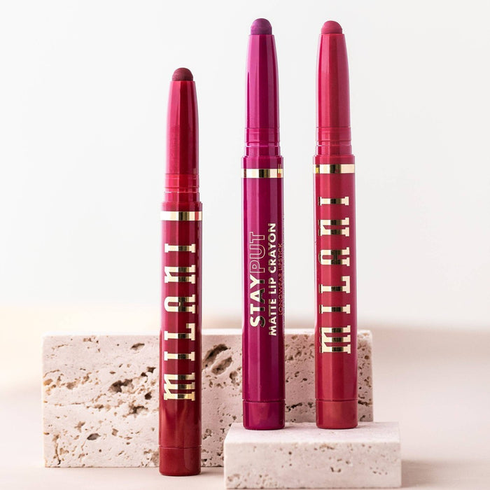 Milani Stay Put Matte Lip Crayon - Lovesick - 0.05oz