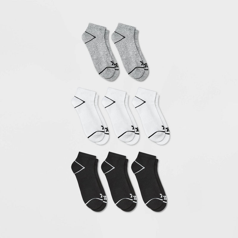 Men's 6pk+2 Ankle Socks - All in Motion 6-12