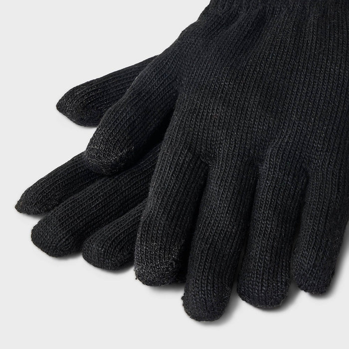 Tech Touch Knit Gloves - Wild Fable Black
