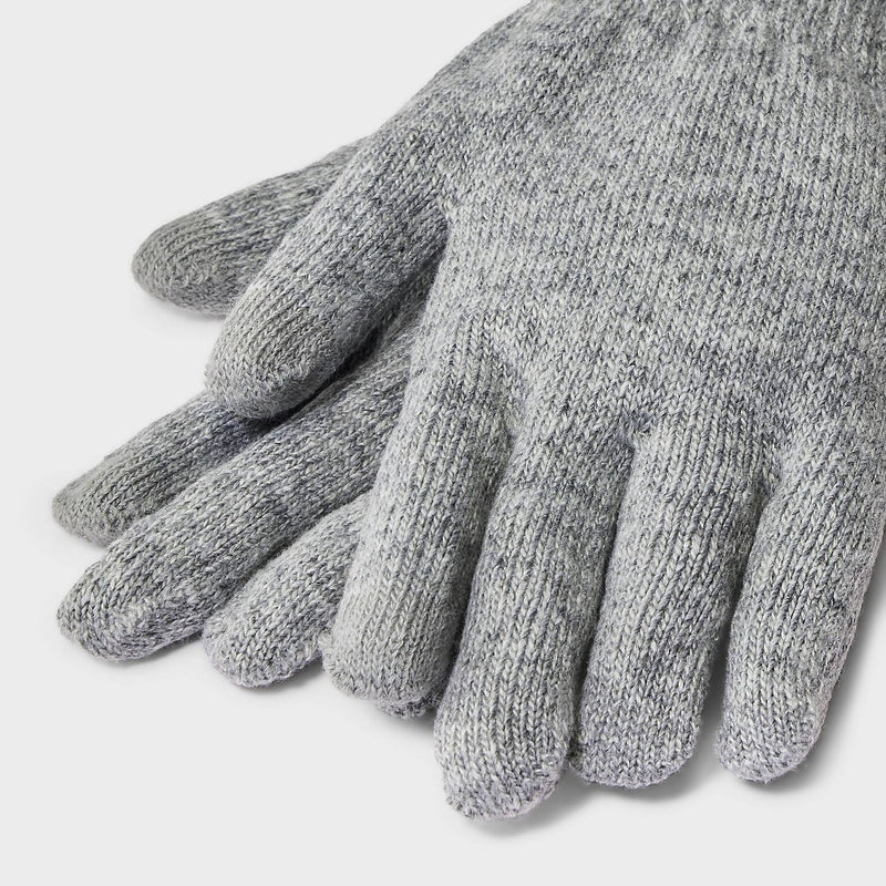 Tech Touch Knit Gloves - Wild Fable Gray