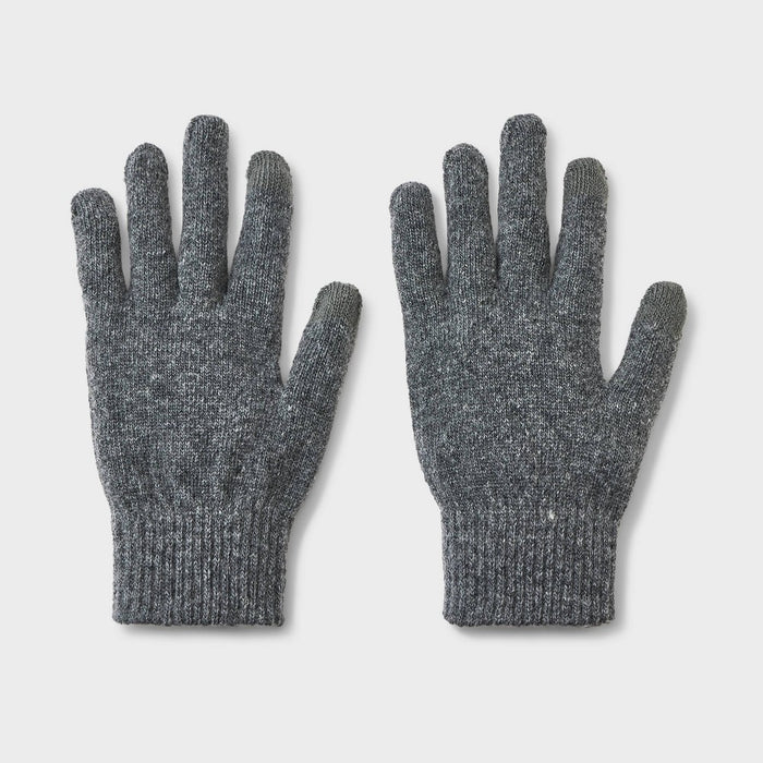 Tech Touch Knit Gloves - Wild Fable Charcoal Gray