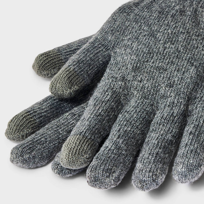 Tech Touch Knit Gloves - Wild Fable Charcoal Gray