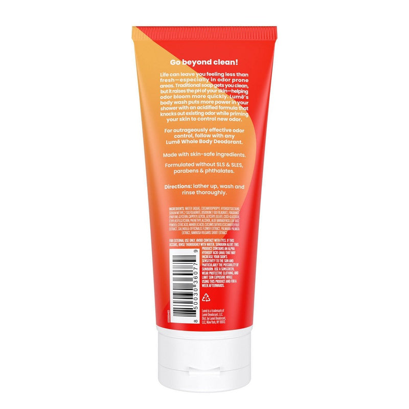 Lume Body Wash Tube - Tangerine - 7 fl oz *ADD 3 TO YOUR CART & 1 IS FREE!*